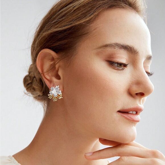 Bohemian flower earrings N128 - Picture 1 of 6